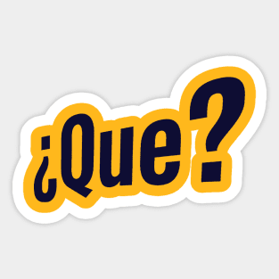 QUE Sticker